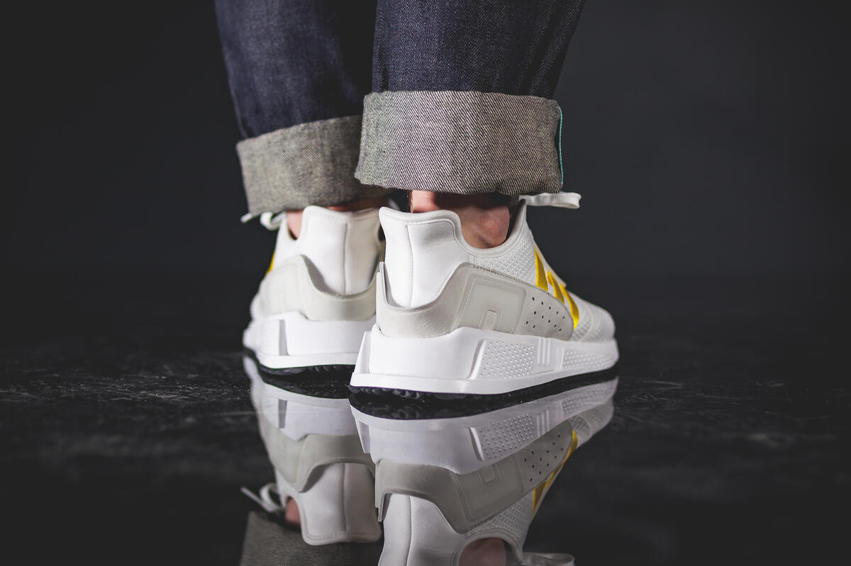 Adidas originals eqt cushion adv trainers footwear white/equipment yellow/silver metallic best sale